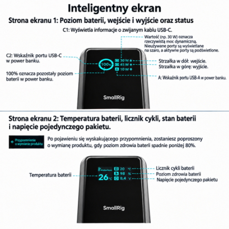 SmallRig 6108 Nano72 - powerbank z gwintem 1/4